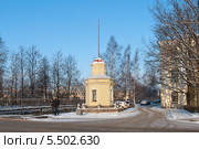 Кронштадт. Павильон мареографа Кронштадтского футштока (2014 год). Редакционное фото, фотограф Румянцева Наталия / Фотобанк Лори