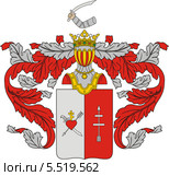 Герб рода Родзянко. Стоковая иллюстрация, иллюстратор VectorImages / Фотобанк Лори