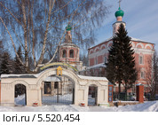Свято-Никольский женский монастырь. Веневский район, Тульская область (2014 год). Стоковое фото, фотограф Екатерина Федосова / Фотобанк Лори