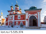 Город Углич. Богоявленский женский монастырь. Церковь Смоленской иконы Божией Матери (2014 год). Стоковое фото, фотограф Сергей Лаврентьев / Фотобанк Лори