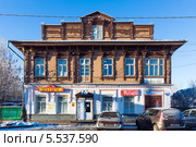 Город Бежецк. Дом купцов Постниковых (2014 год). Редакционное фото, фотограф Сергей Лаврентьев / Фотобанк Лори