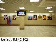 Фойе академии государственной противопожарной службы МЧС России, 27 ноября 2012, Москва, Россия. Редакционное фото, фотограф Losevsky Pavel / Фотобанк Лори