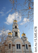 Город Екатеринбург. Храм-колокольня Большой Златоуст (2013 год). Стоковое фото, фотограф Александр Тараканов / Фотобанк Лори