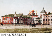 Старинная дореволюционная открытка. Город Москва. Чудов монастырь. Стоковое фото, фотограф Игорь Низов / Фотобанк Лори