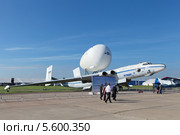 Международный авиационно-космический салон МАКС-2013. ВМ-Т «Атлант» (он же 3М-Т, «3М, транспортный») — тяжёлый транспортный самолёт ОКБ Мясищева. Редакционное фото, фотограф Игорь Долгов / Фотобанк Лори