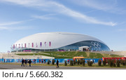 Большой ледовый дворец в Олимпийском парке в Сочи (2014 год). Редакционное фото, фотограф Олег Хархан / Фотобанк Лори