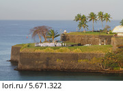 Крепость Форт-Сен-Луи (Fort Saint Louis), форт Святого Людовика. Фор-де-Франс (Fort De France), Мартиника (2014 год). Стоковое фото, фотограф Вадим Хомяков / Фотобанк Лори