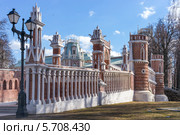 Город Москва. Музей-заповедник "Царицыно". Фигурный мост (2014 год). Редакционное фото, фотограф Сергей Лаврентьев / Фотобанк Лори