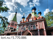 Церковь Троицы Живоначальной в Наташино, Люберцы, Московская область (2011 год). Стоковое фото, фотограф lana1501 / Фотобанк Лори