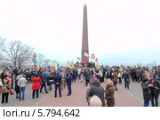 Памятник неизвестному матросу. 70-я годовщина освобождения Одессы от немецко-фашистских захватчиков (2014 год). Редакционное фото, фотограф KEN VOSAR / Фотобанк Лори