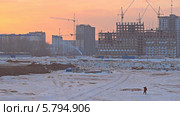 Городские новостройки. Красноярск (2014 год). Стоковое видео, видеограф Ирина Егорова / Фотобанк Лори