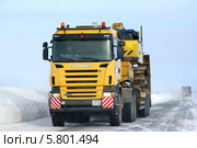 Грузовик Scania R420 (2014 год). Редакционное фото, фотограф Art Konovalov / Фотобанк Лори