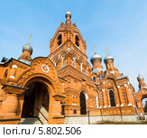 Храм Крестовоздвижения в селе Дарна Истринского района. Стоковое фото, фотограф Володина Ольга / Фотобанк Лори