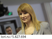 Светлана Журова, спортсменка, олимпийская чемпионка, политик (2012 год). Редакционное фото, фотограф Михаил Смирнов / Фотобанк Лори