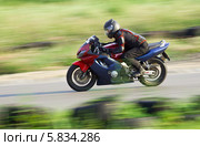 Honda cbr f4 на треке (2013 год). Редакционное фото, фотограф Алексей Крылов / Фотобанк Лори