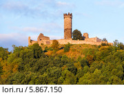 Руины крепости Muhlburg в Тюрингии, Германия (2013 год). Стоковое фото, фотограф Аnna Ivanova / Фотобанк Лори
