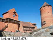 В епископском замке. Турайда, Латвия (2014 год). Стоковое фото, фотограф Виктор Карасев / Фотобанк Лори