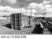Высокотемпературные компенсаторы газоходов на сборочной площадке (2014 год). Редакционное фото, фотограф Валерий Акулич / Фотобанк Лори