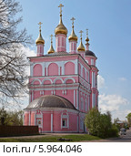 Боровск. Борисоглебский храм (2014 год). Стоковое фото, фотограф Алексей Шаповалов (Стерх) / Фотобанк Лори