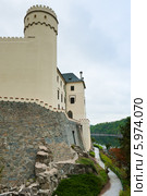Фрагмент замка Орлик. Чехия (2014 год). Стоковое фото, фотограф E. O. / Фотобанк Лори