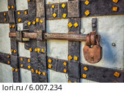 Ржавый замок на старой двери. Стоковое фото, фотограф Олег Жуков / Фотобанк Лори