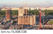 Строительная площадка нового квартала "Балтийская жемчужина", Санкт-Петербург (2014 год). Редакционное видео, видеограф Кекяляйнен Андрей / Фотобанк Лори