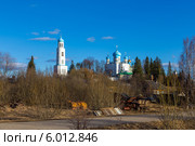 Свято-Покровский Авраамиево-Городецкий мужской монастырь. Село Ножкино. Чухломской район (2014 год). Стоковое фото, фотограф Сергей Лаврентьев / Фотобанк Лори