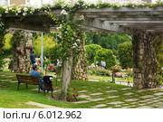 Парк "Сервантес" в Барселоне. Каталония (2014 год). Редакционное фото, фотограф Яков Филимонов / Фотобанк Лори