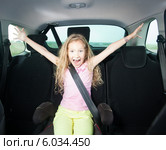 Child in car. Стоковое фото, фотограф Гладских Татьяна / Фотобанк Лори