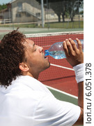 Male tennis player. Стоковое фото, фотограф Phovoir Images / Фотобанк Лори