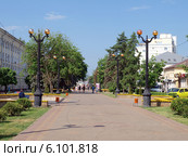 Г. Тамбов, улица Державинская (2014 год). Редакционное фото, фотограф SevenOne / Фотобанк Лори