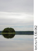 Небольшой остров на озере Тунгозеро. Северная Карелия. Стоковое фото, фотограф Наталья Осипова / Фотобанк Лори