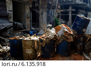Сирия. Хомс. Укрепления боевиков. (2014 год). Стоковое фото, фотограф Кочнева Анхар / Фотобанк Лори