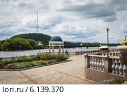 Набережная в городе Биробиджане (2014 год). Стоковое фото, фотограф Ольга Разуваева / Фотобанк Лори