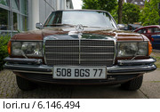 Full-size luxury car Mercedes-Benz 450SEL (W116). European Car of the Year in 1974 (2014 год). Редакционное фото, фотограф Sergey Kohl / Фотобанк Лори