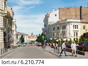 Улица Didzioji. Вильнюс, Литва (2014 год). Редакционное фото, фотограф Бурмистрова Ирина / Фотобанк Лори