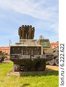 Боевая машина 9А52 РСЗО 9К58 "Смерч". Военно-исторический музей артиллерии, инженерных войск и войск связи в Санкт-Петербурге (2014 год). Редакционное фото, фотограф Иван Марчук / Фотобанк Лори