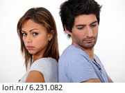Sad couple. Стоковое фото, фотограф Phovoir Images / Фотобанк Лори