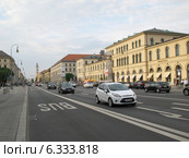 Улица в центральной части Мюнхена (2012 год). Редакционное фото, фотограф Михаил Головкин / Фотобанк Лори