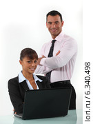 A team of business professionals. Стоковое фото, фотограф Phovoir Images / Фотобанк Лори
