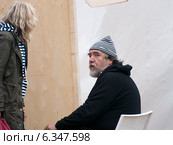 Художник Дмитрий Шагин - основатель творческой группы "Митьки". Морской фестиваль. Санкт-Петербург (2014 год). Редакционное фото, фотограф Румянцева Наталия / Фотобанк Лори