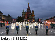 Президентский оркестр на фестивале «Спасская башня» в Москве (2014 год). Редакционное фото, фотограф Алексей Гусев / Фотобанк Лори
