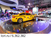 Lada Vesta WTCC Concept. Московский международный автомобильный салон 2014. Редакционное фото, фотограф Сергей Лаврентьев / Фотобанк Лори