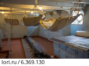 Кубрик Крейсера Аврора (2014 год). Редакционное фото, фотограф Михаил Рыбачек / Фотобанк Лори