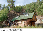 Русская баня, поселок Листвянка, Байкал (2014 год). Редакционное фото, фотограф Некрасов Андрей / Фотобанк Лори