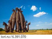 Арт-объект в поле (2014 год). Редакционное фото, фотограф Андрей Пожарский / Фотобанк Лори