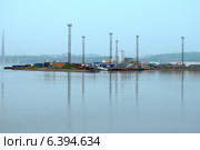 Причал на территории Океанариума, остров Русский, Владивосток. Стоковое фото, фотограф Некрасов Андрей / Фотобанк Лори