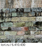 Detail of a stone wall at an archaeological site, Copan, Copan Ruinas, Copan Department, Honduras (2013 год). Стоковое фото, агентство Ingram Publishing / Фотобанк Лори