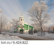 Церковь Ильи Мокрого с луга (Псков) Стоковое фото, фотограф Валентина Троль / Фотобанк Лори