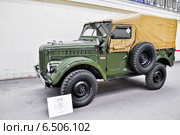 ГАЗ-69 (УАЗ-69) на ВДНХ (2014 год). Редакционное фото, фотограф Алёшина Оксана / Фотобанк Лори